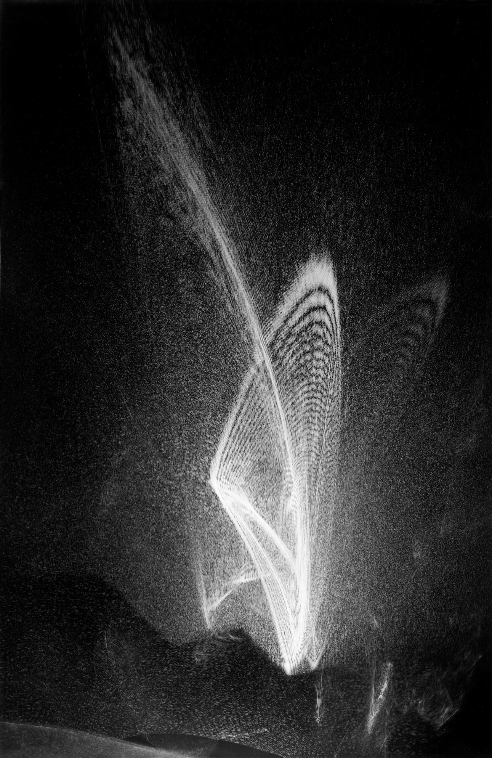 Fotografia laserowa początek lat 80-tych<br> Bartoszko Leokadia „Laserowe 5”
